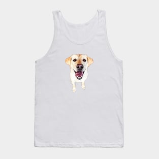 Labrador Retriever Golden Cuteness Tank Top